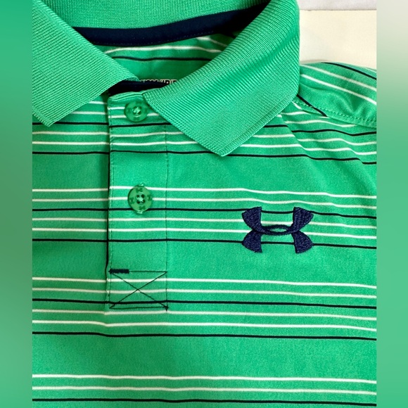 Boys Under Armour heatgear athletic polos - Picture 3 of 12